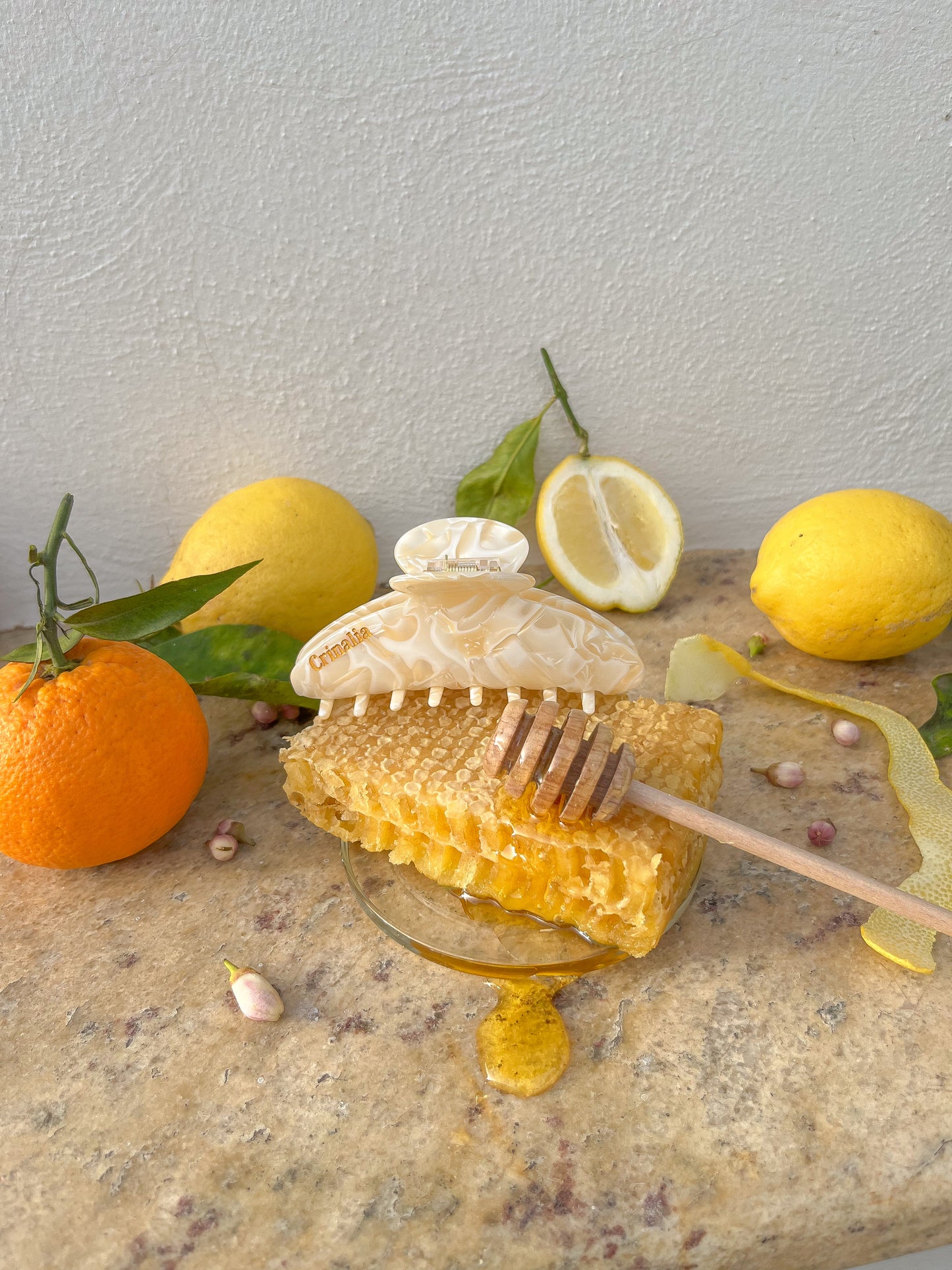 Hair clip in HONEY & CITRUS ZEST