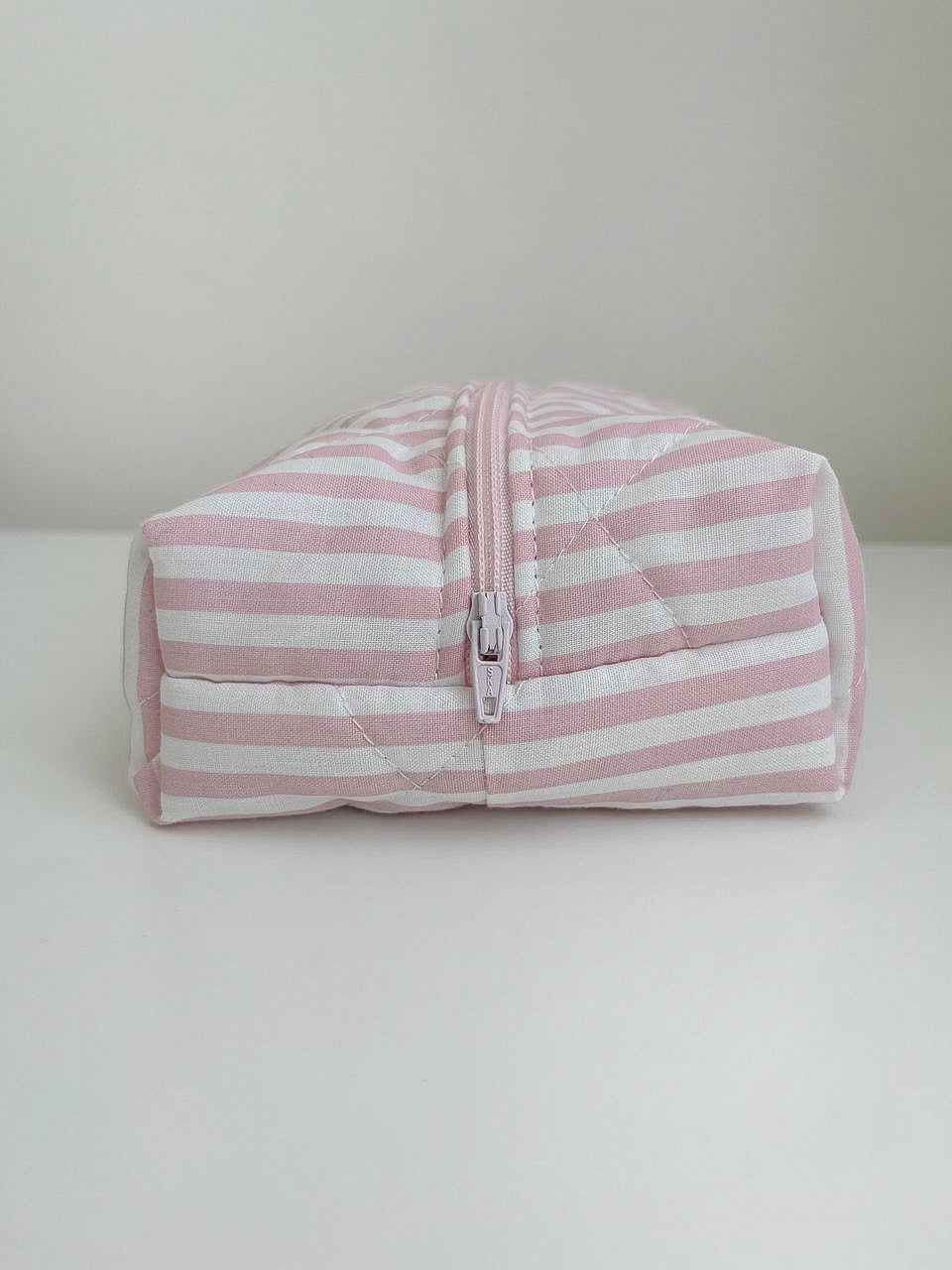 beauty bag - pink stripes 🌸🎀 (small size)