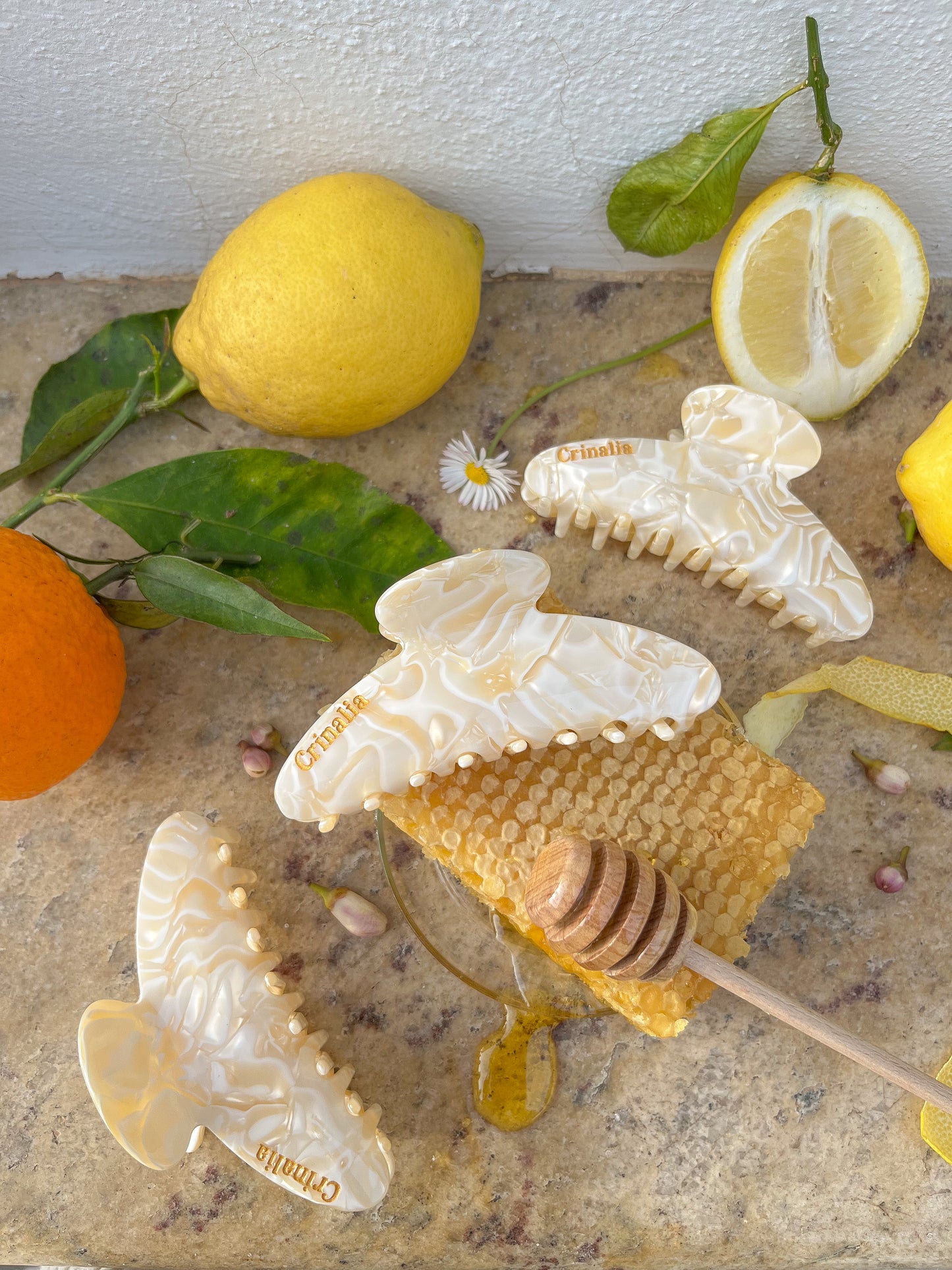 Hair clip in HONEY & CITRUS ZEST