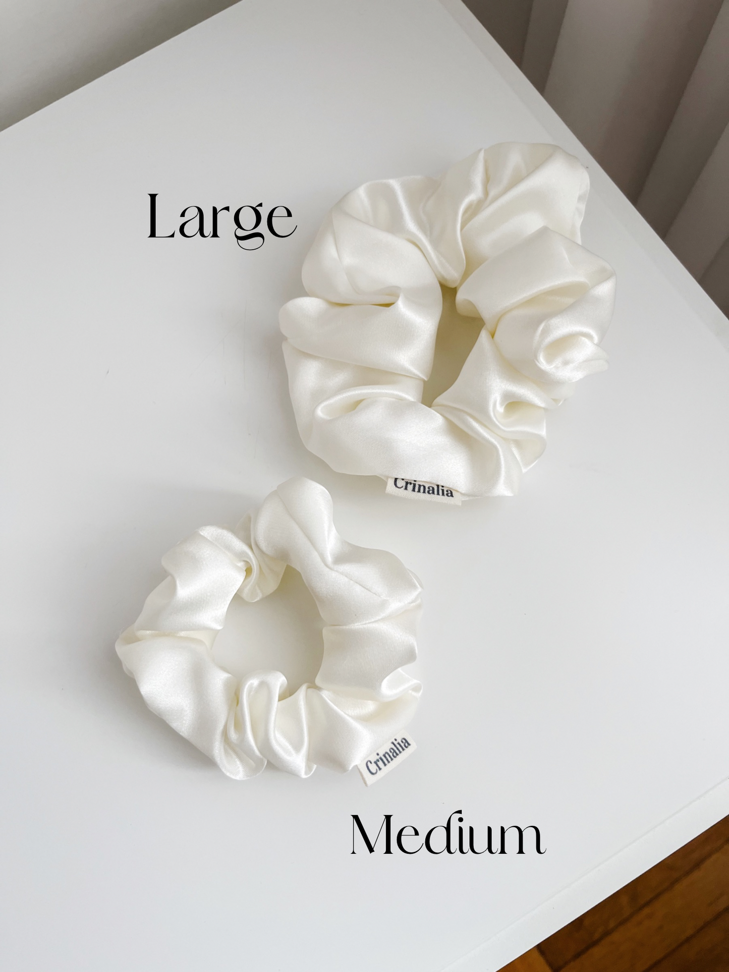 Scrunchie L - White