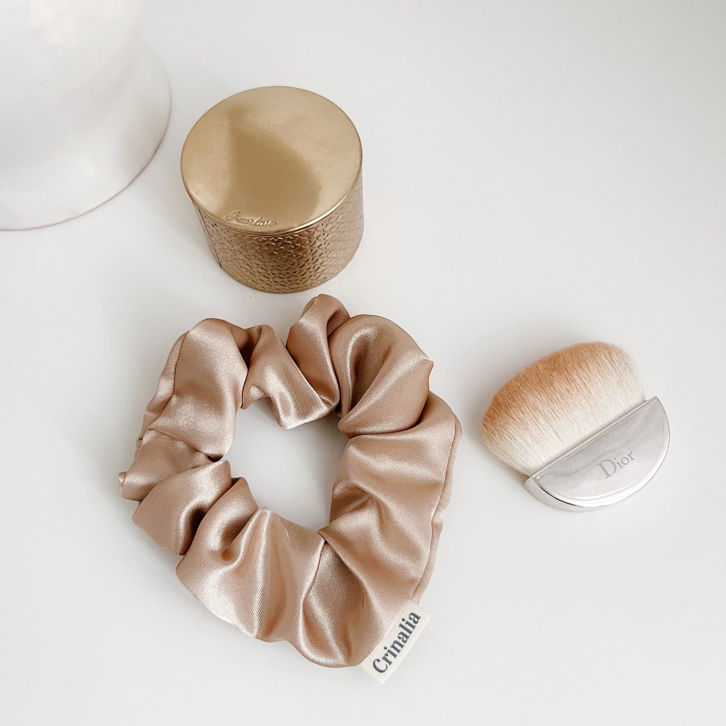 Scrunchie M - Dark beige